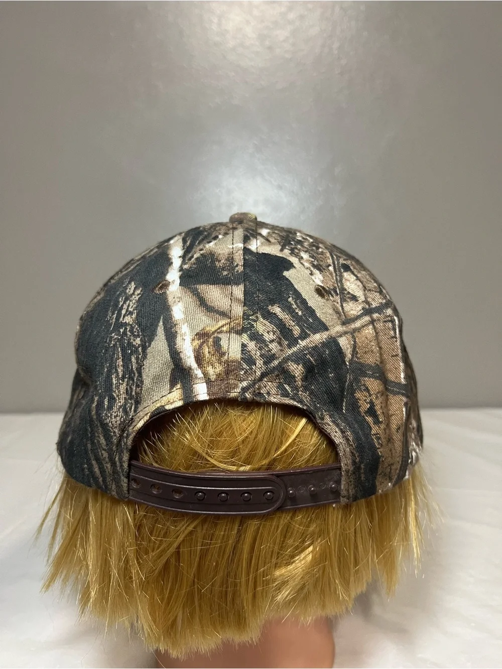 Bass Pro Shops Camo Snap Back Adjustable Baseball Hat Cap Outdoors Store Fishing